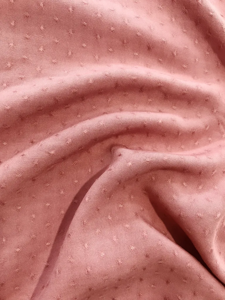 Viscose Jacquard Fabric Dots Design
