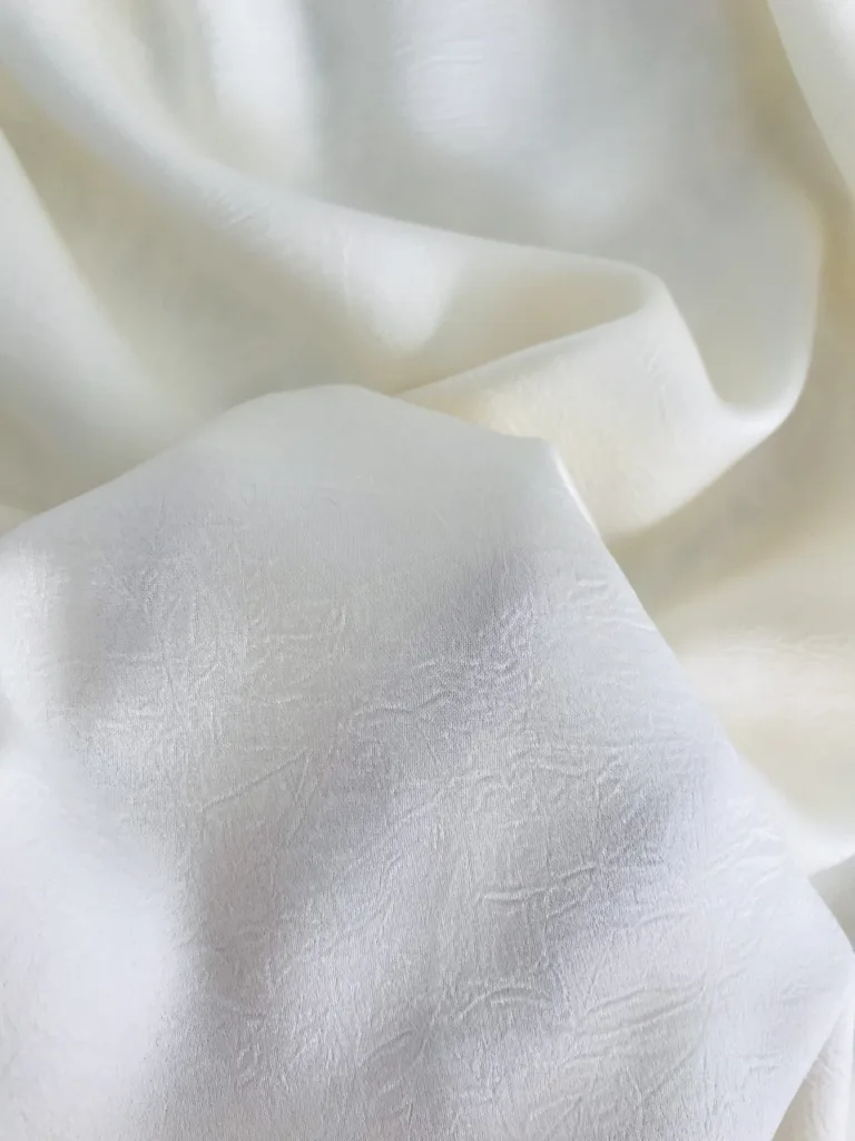acetate crinkle satin