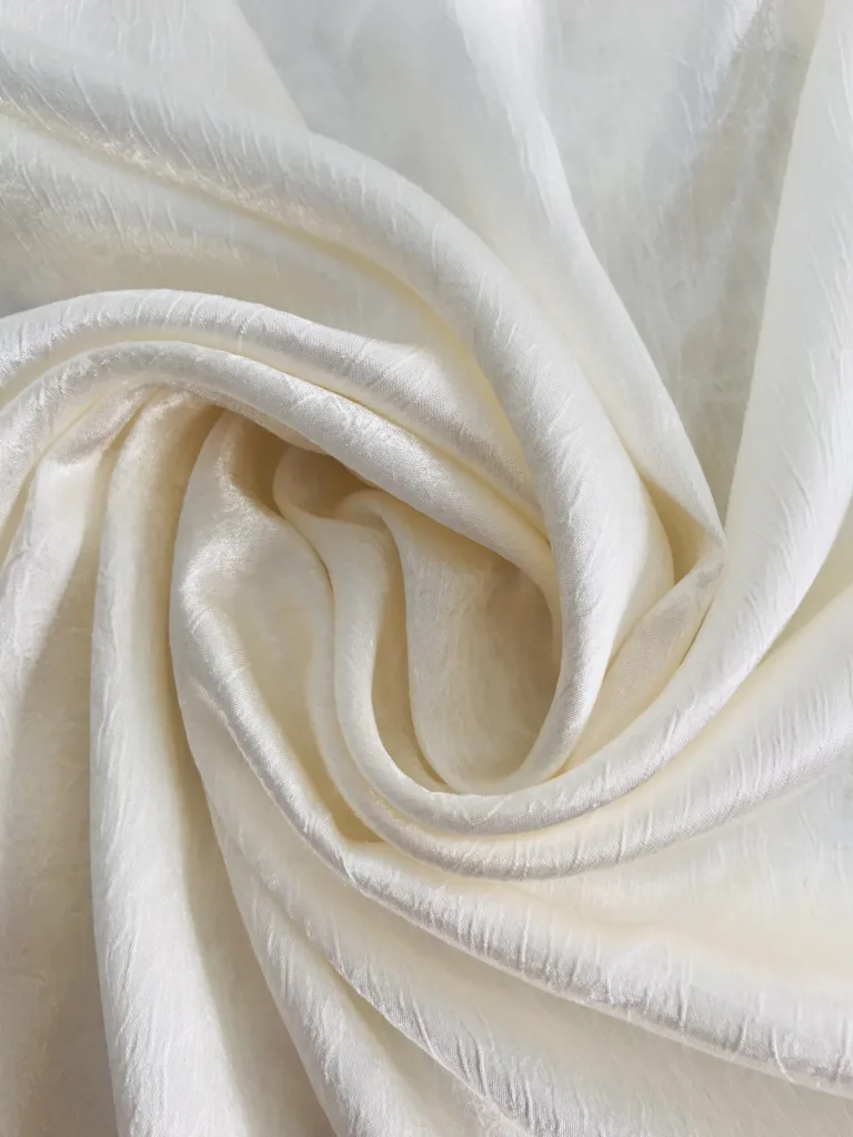acetate crinkled fabric