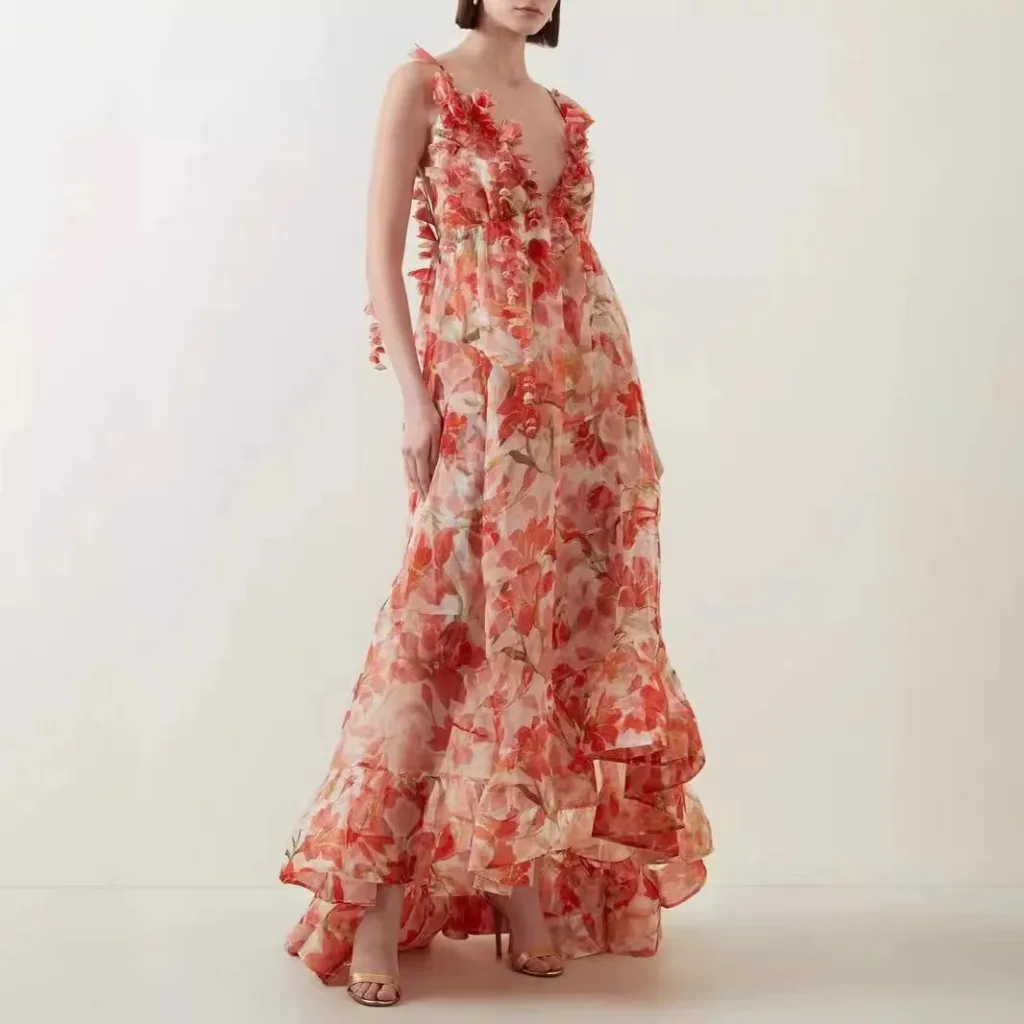 jacquard chiffon printed fabric (4)