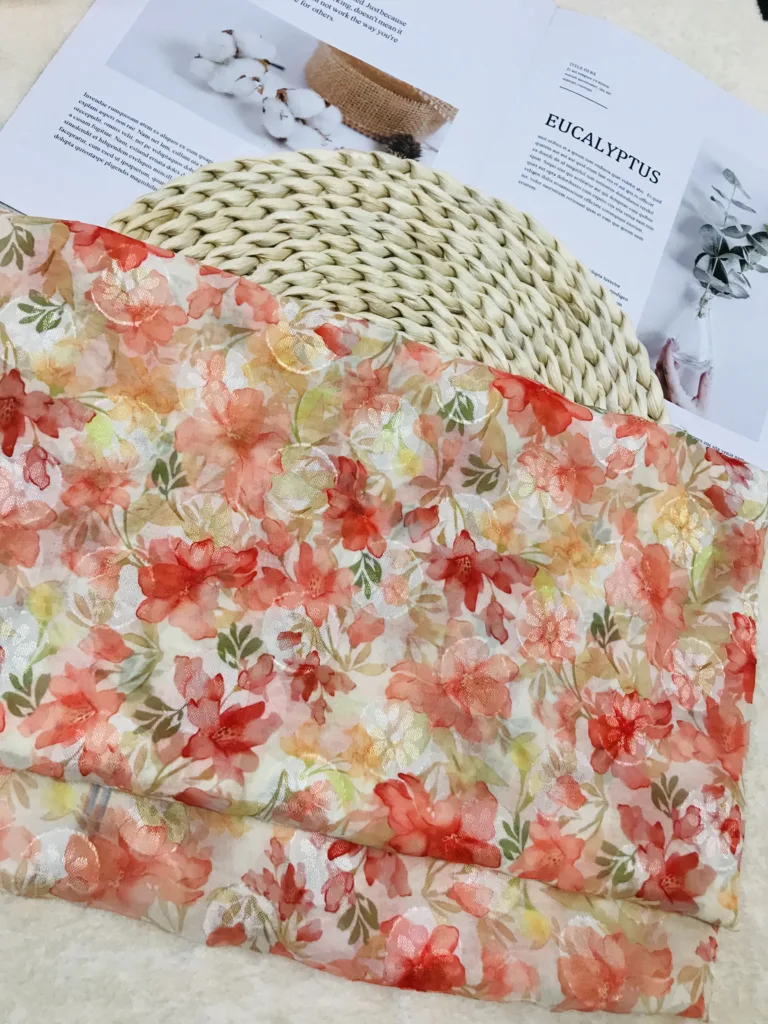 jacquard chiffon printed fabric (5)
