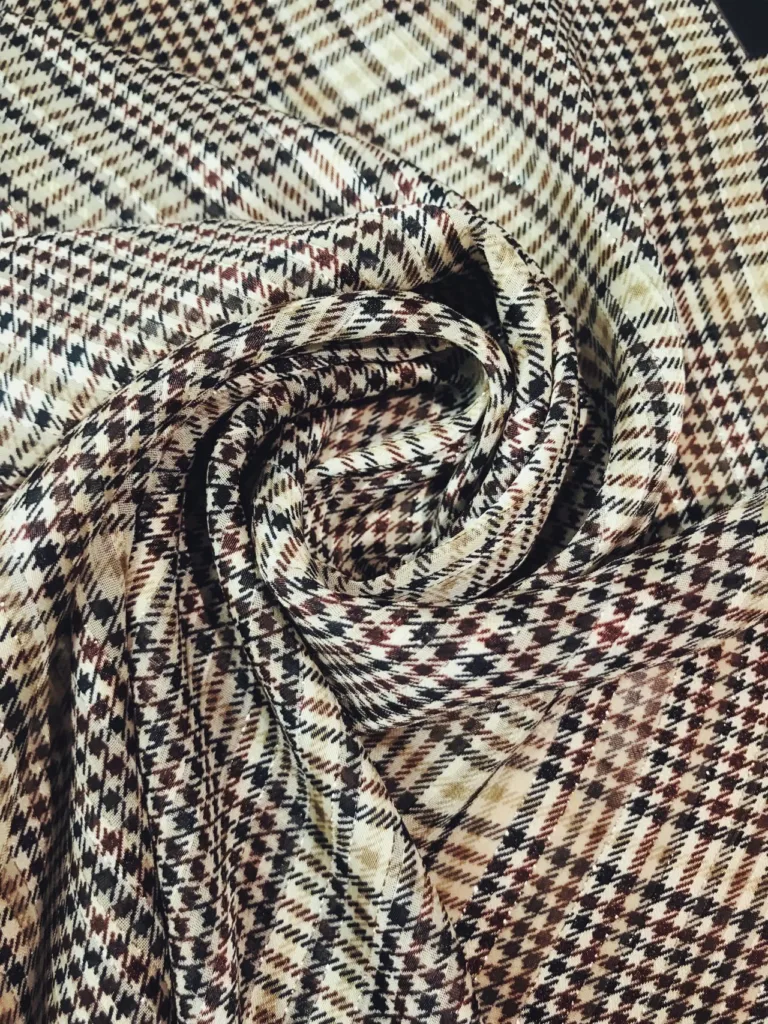 lurex chiffon