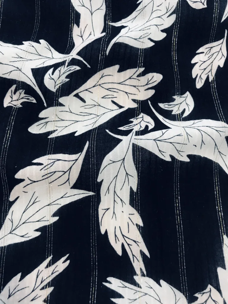 metallic viscose lurex viscose fabric
