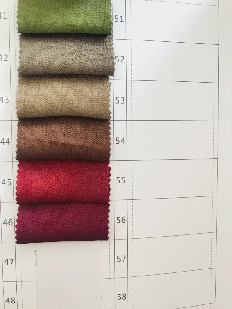 pleated acetate satin