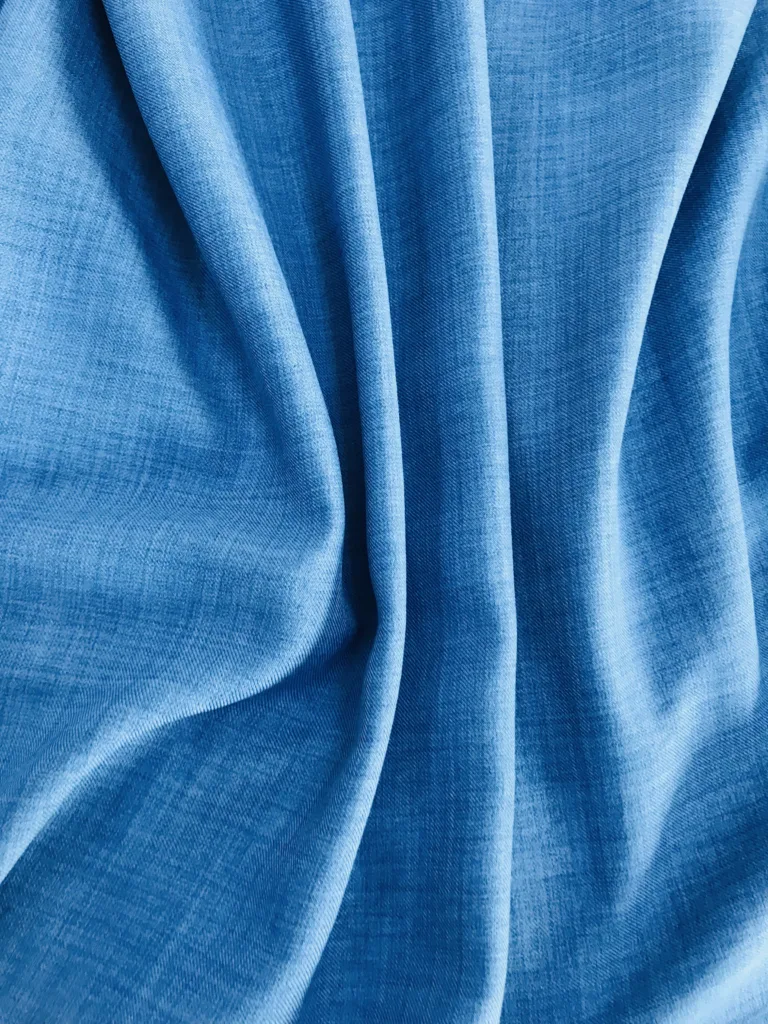 polyester Linen Like cationic melange fabric