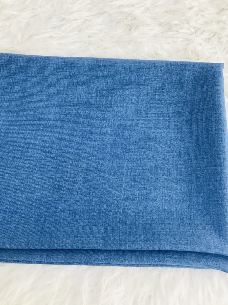 polyester Linen Like cationic melange fabric