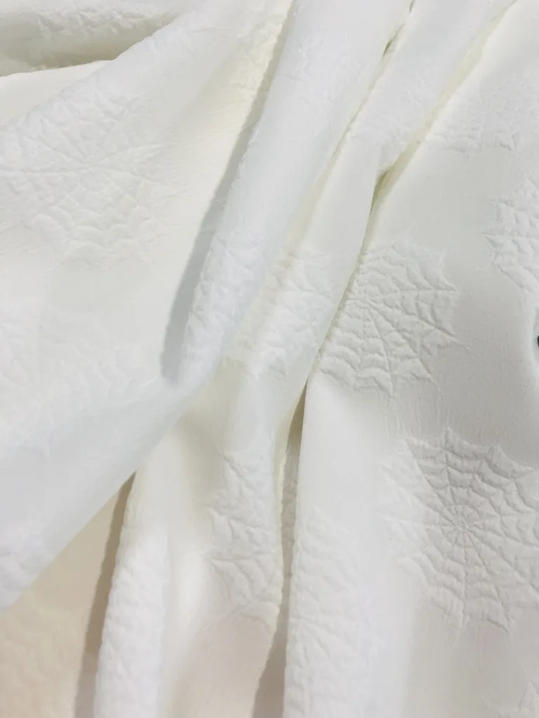 polyester Stretch Jacquard fabric with Spiderweb design FOE BLOUSE,Dress,shirts,pnats,sleepwear,very soft