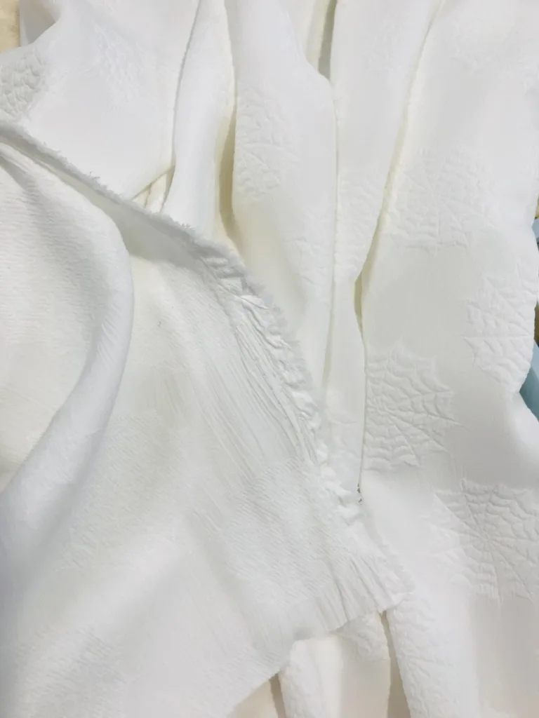 polyester Stretch Jacquard fabric with Spiderweb design (4)