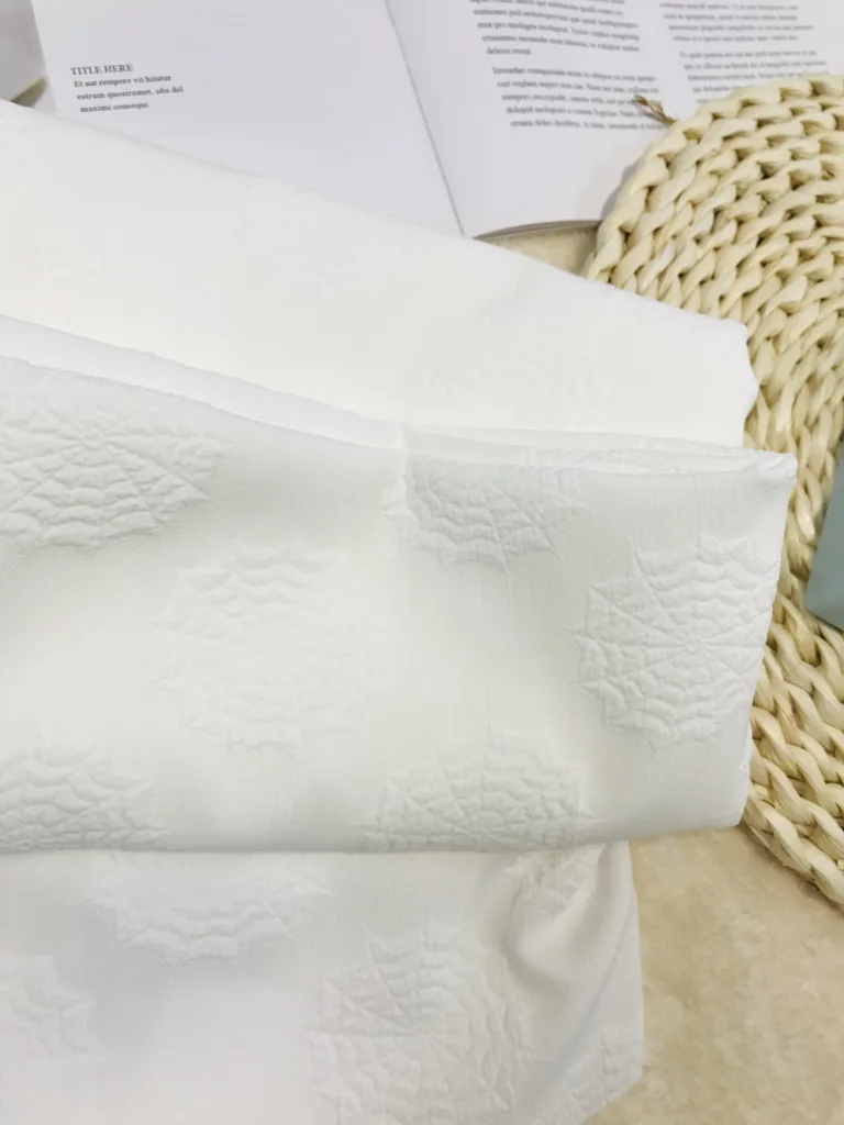 polyester Stretch Jacquard fabric with Spiderweb design (5)