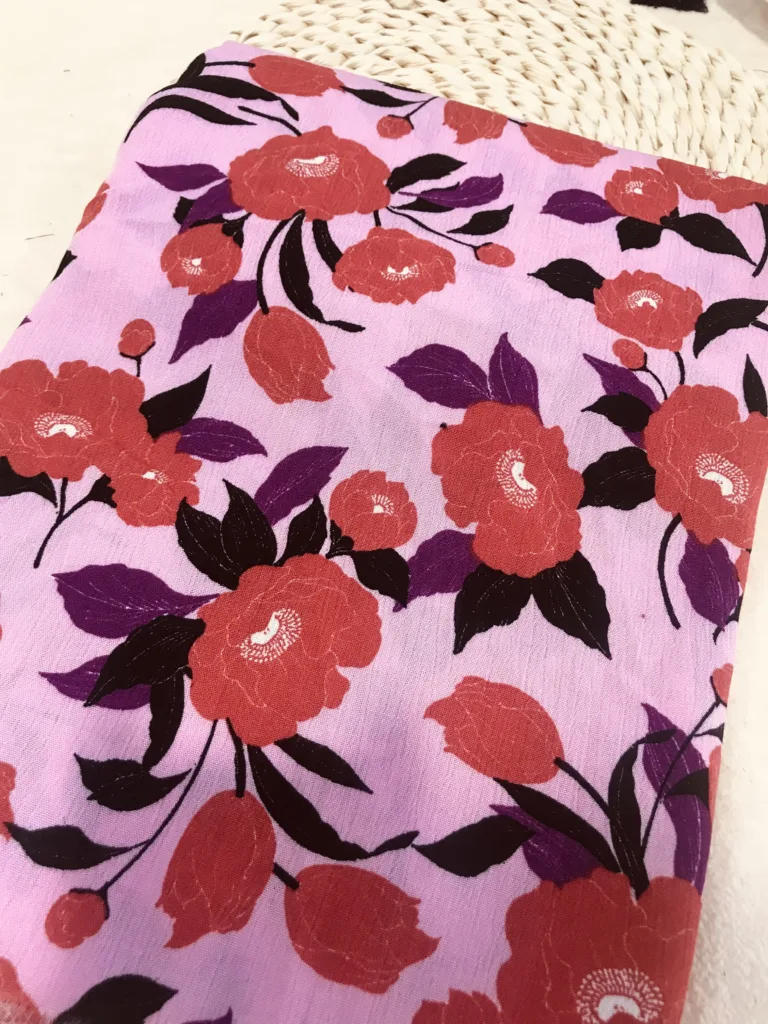 printed viscose Crinkled fabric (3)