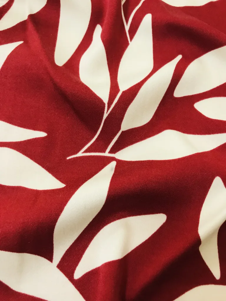 stretch Printed viscose satin