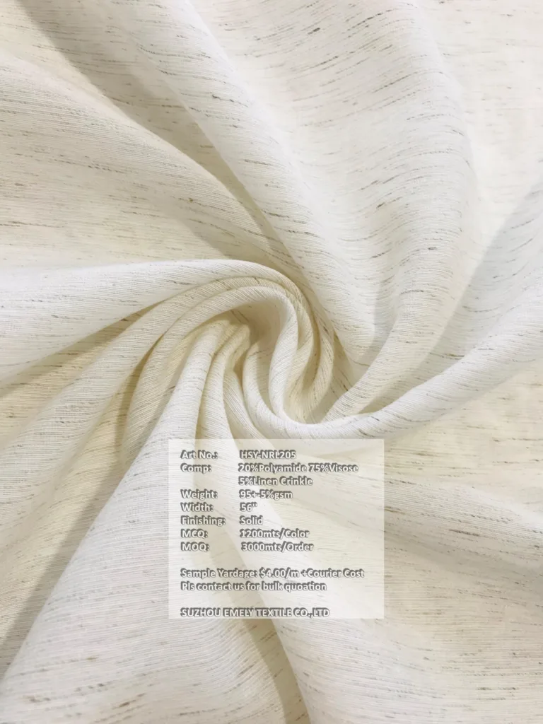 wholesale blended linen fabric