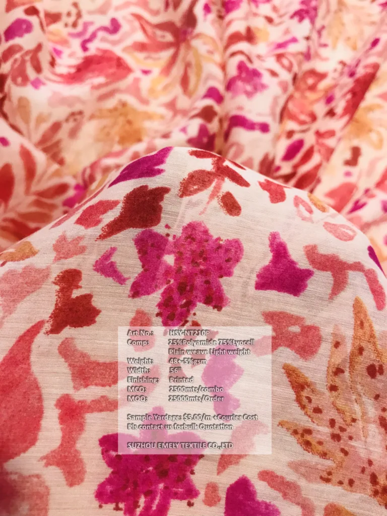 blended lyocell fabric