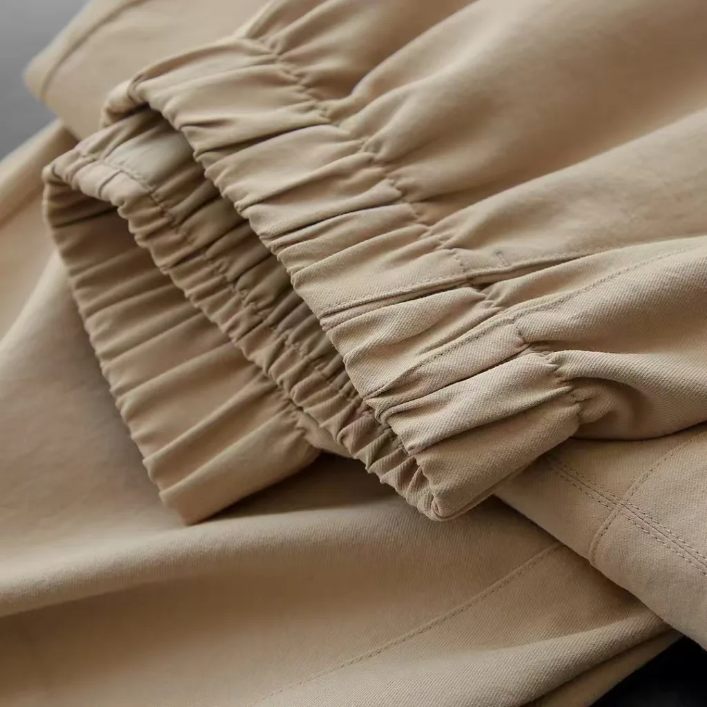 trouers hollow yarn fabric