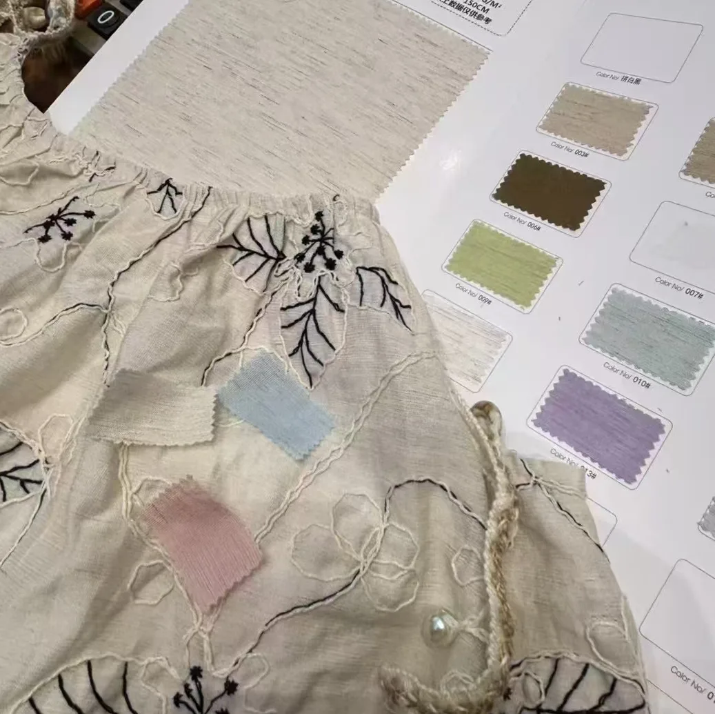 wholesale blended linen fabric