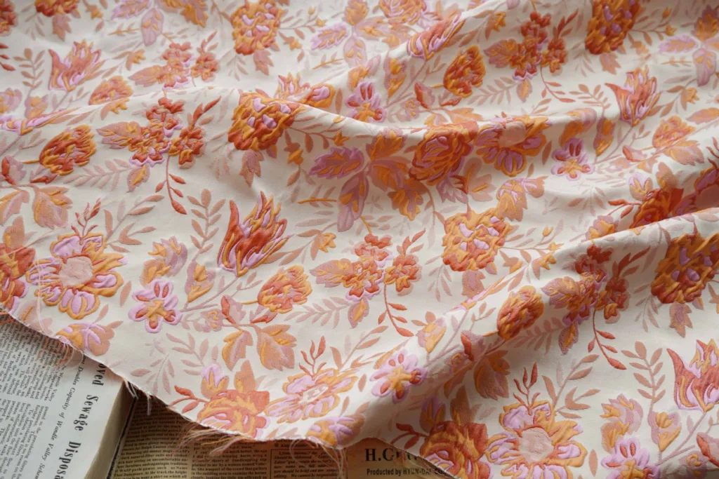 FLORAL JACQUARD FABRIC (5)