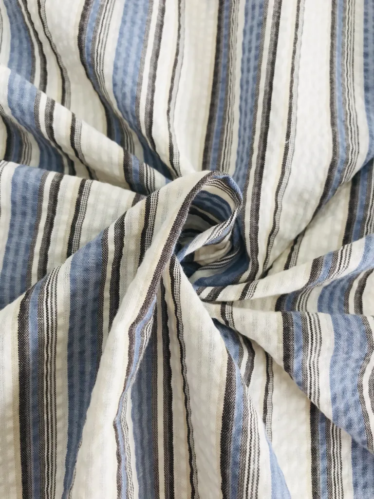 cotton yarn dyed stripe fabric