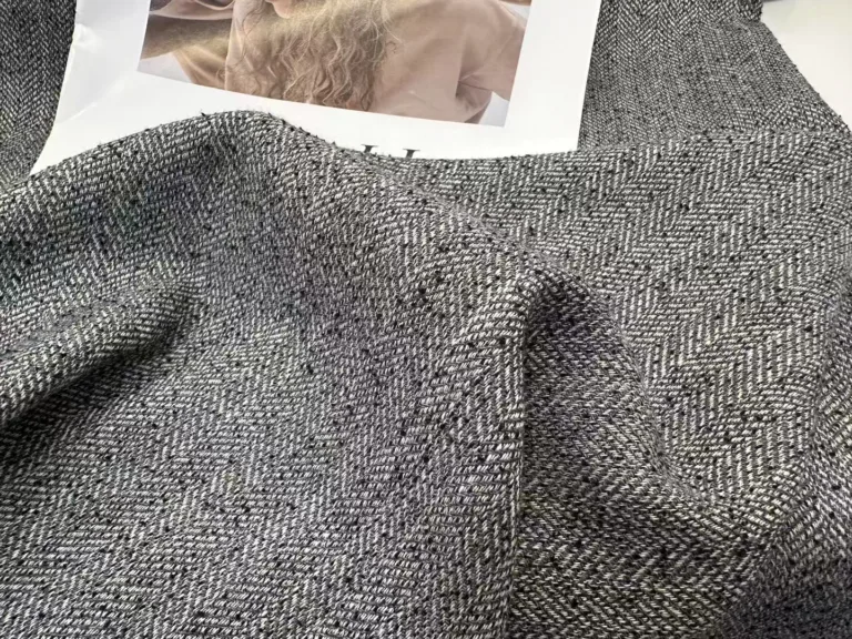 Herringbone blazer fabric