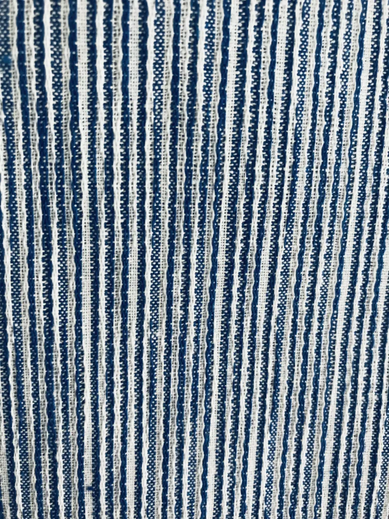 yarn dyed blended linen Stripe fabric (4)