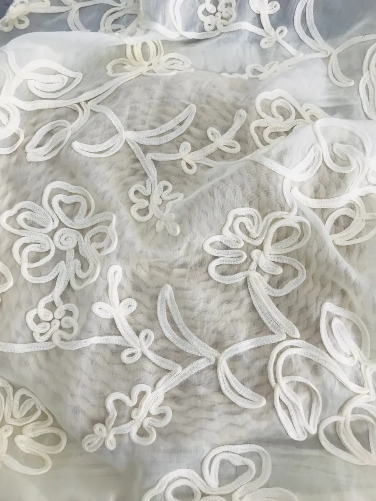 floral embroidery lyocell fabric (2)