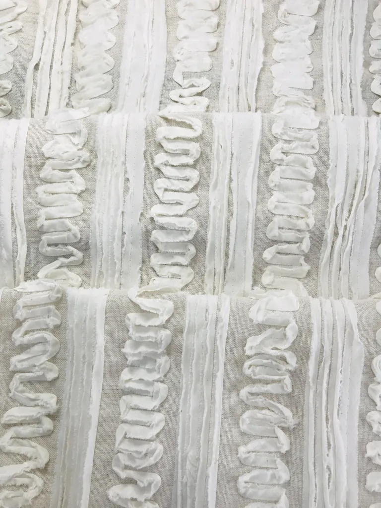linen cord embroidery fabric
