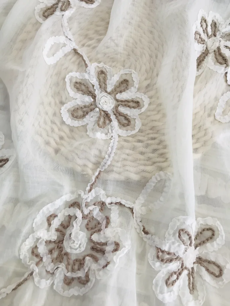 lyocell fabric with floral embroidery (2)
