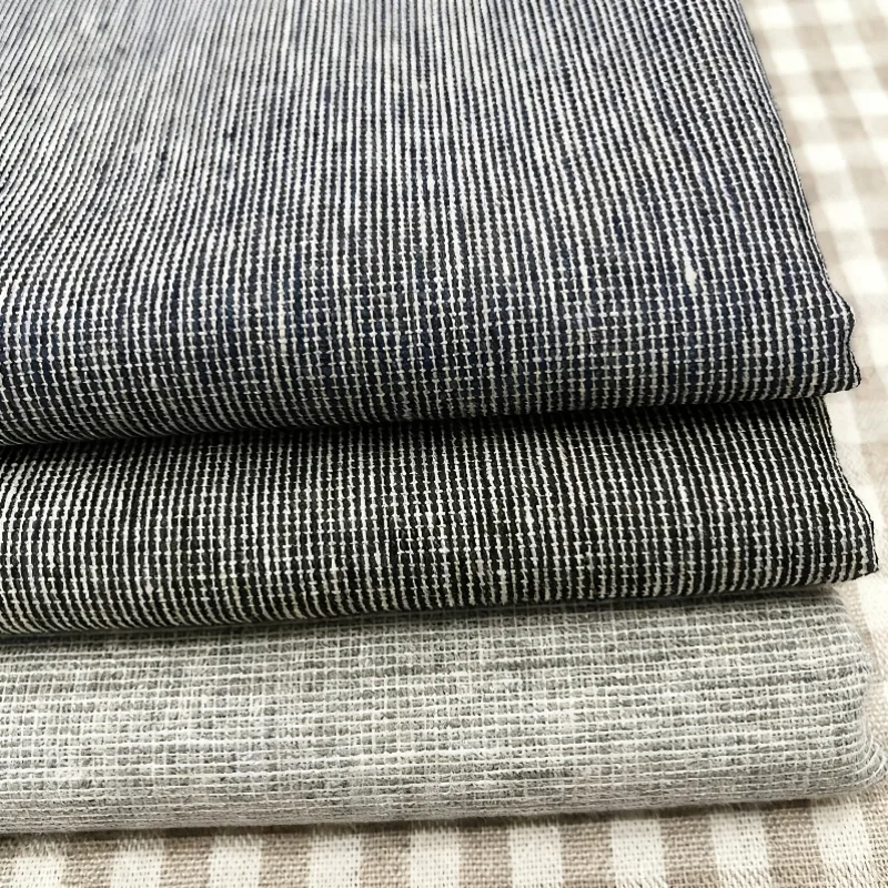 Yarn Dyed Melange Linen Fabric (2)