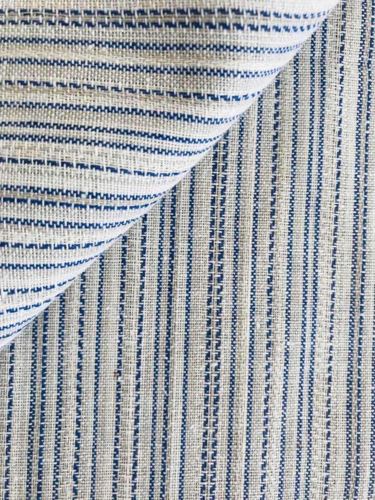 blended linen yarn dyed stripe fabric (3)