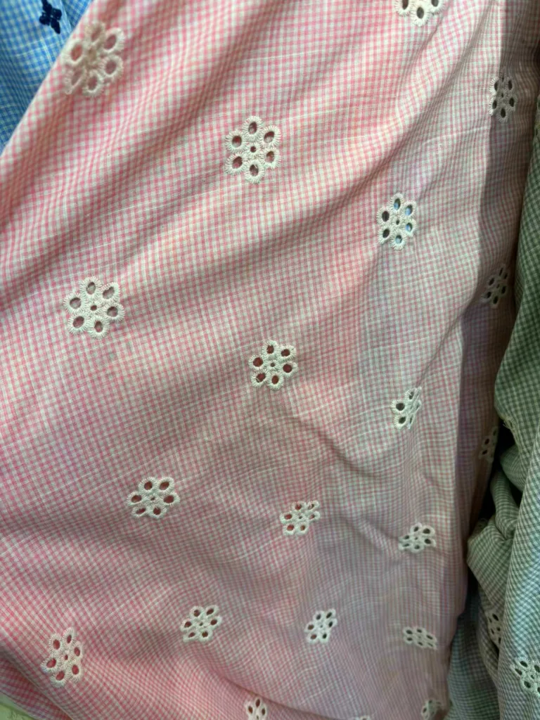 embroidery fabric by the yard