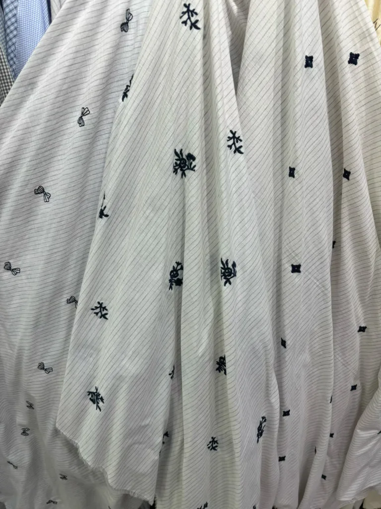 fabric and embroidery