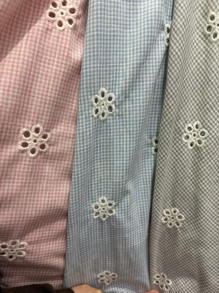 fabric and embroidery