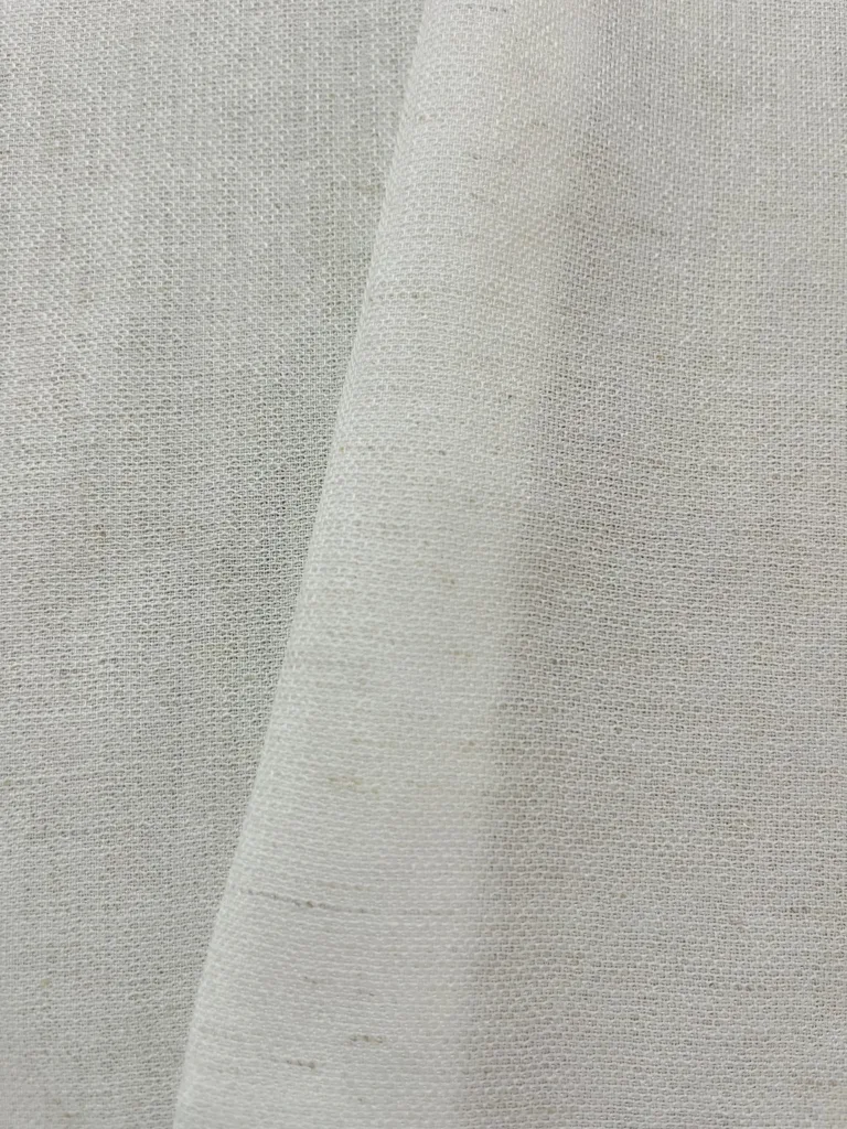 Slub Linen-Look Fabric with Cat-Eye Texture