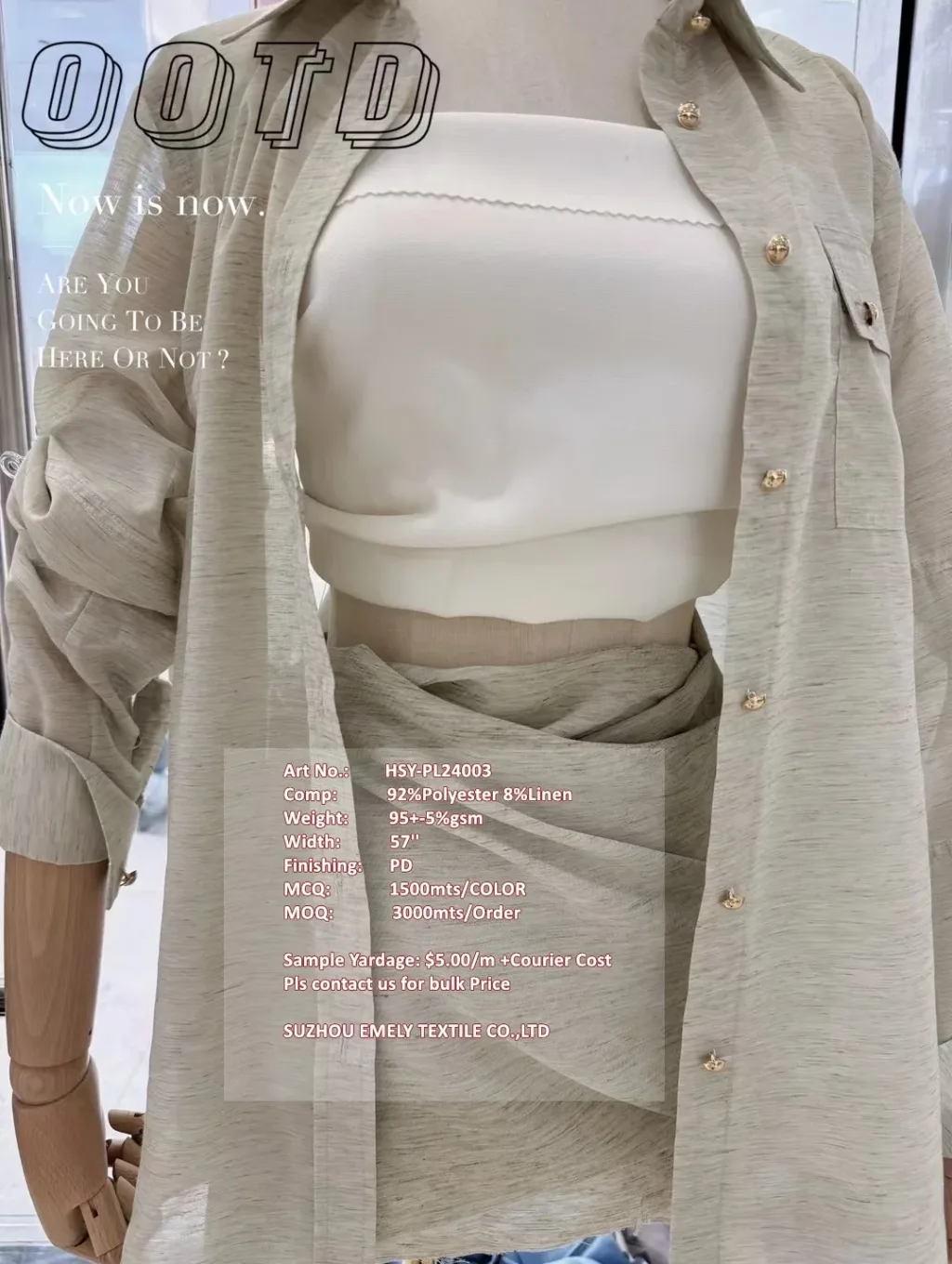 blended linen fabric casual wear blended linen fabric casual wear